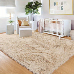 Soft Plush Shag Area Rugs Fluffy Shaggy Floor Carpet