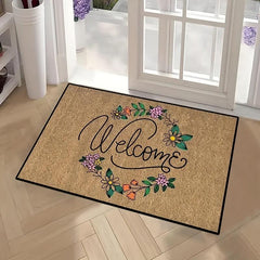 Durable Welcome Doormat Non-slip Front Door Mat Dirt Resistant Indoor Outdoor