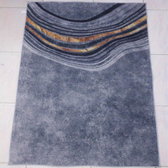 Modern Area Rug Abstract Crystal Velvet Non-slip Soft Fiber Carpet