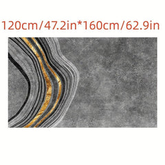 Modern Area Rug Abstract Crystal Velvet Non-slip Soft Fiber Carpet
