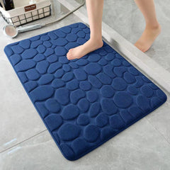 Stone Embossed Carpet Home Floor Mat Kitchen Bathroom Non Slip Mat