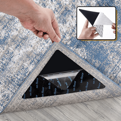 8pcs Rug Gripper Anti Slip Carpet Pads Washable & Durable