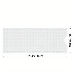 Non Slip Extra Long Bathtub Mat 39 X 100cm