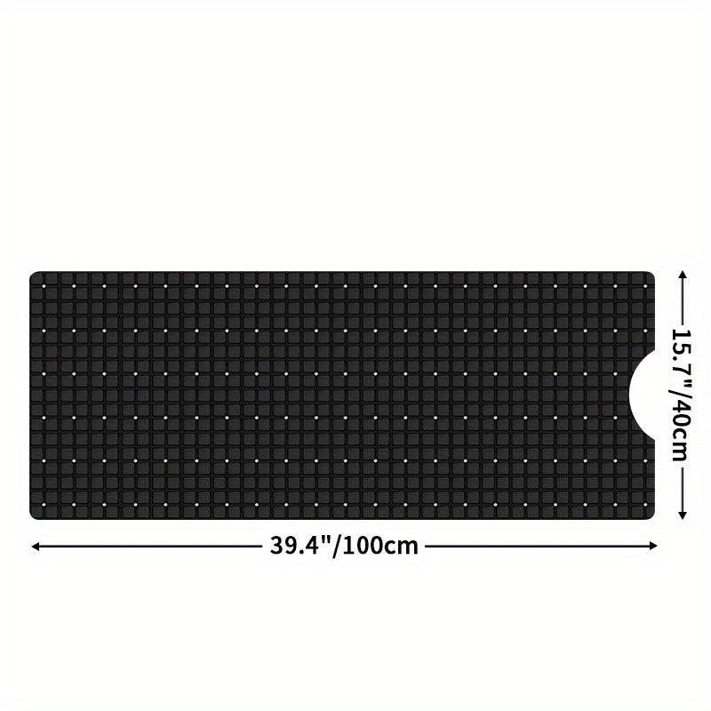 Non Slip Extra Long Bathtub Mat 39 X 100cm