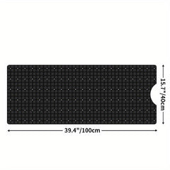 Non Slip Extra Long Bathtub Mat 39 X 100cm