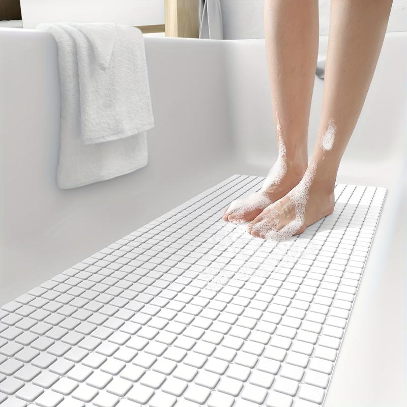 Non Slip Extra Long Bathtub Mat 39 X 100cm
