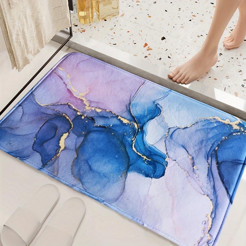 Non Slip Memory Foam Bath Mat Soft Water Absorbent Quick Drying