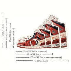 Soft Sneaker Rugs Non-slip Anti-fatigue Living Room Decoration