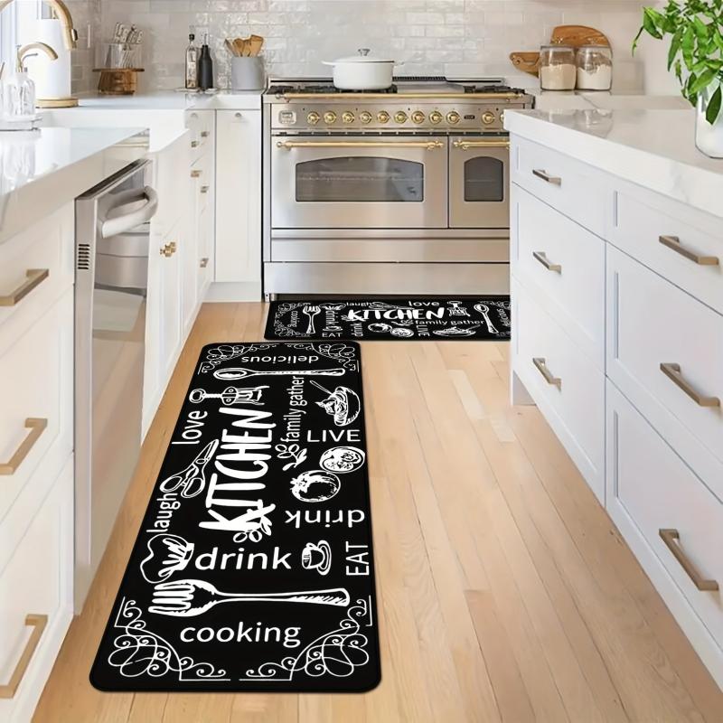 Non Slip Cushioned Kitchen Mat Waterproof Kitchen Carpet
