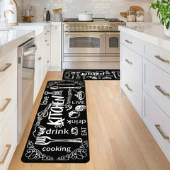 Non Slip Cushioned Kitchen Mat Waterproof Kitchen Carpet