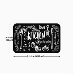 Non Slip Cushioned Kitchen Mat Waterproof Kitchen Carpet
