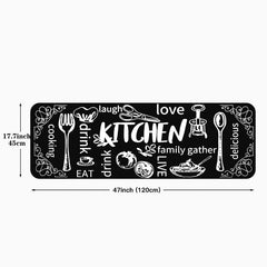 Non Slip Cushioned Kitchen Mat Waterproof Kitchen Carpet