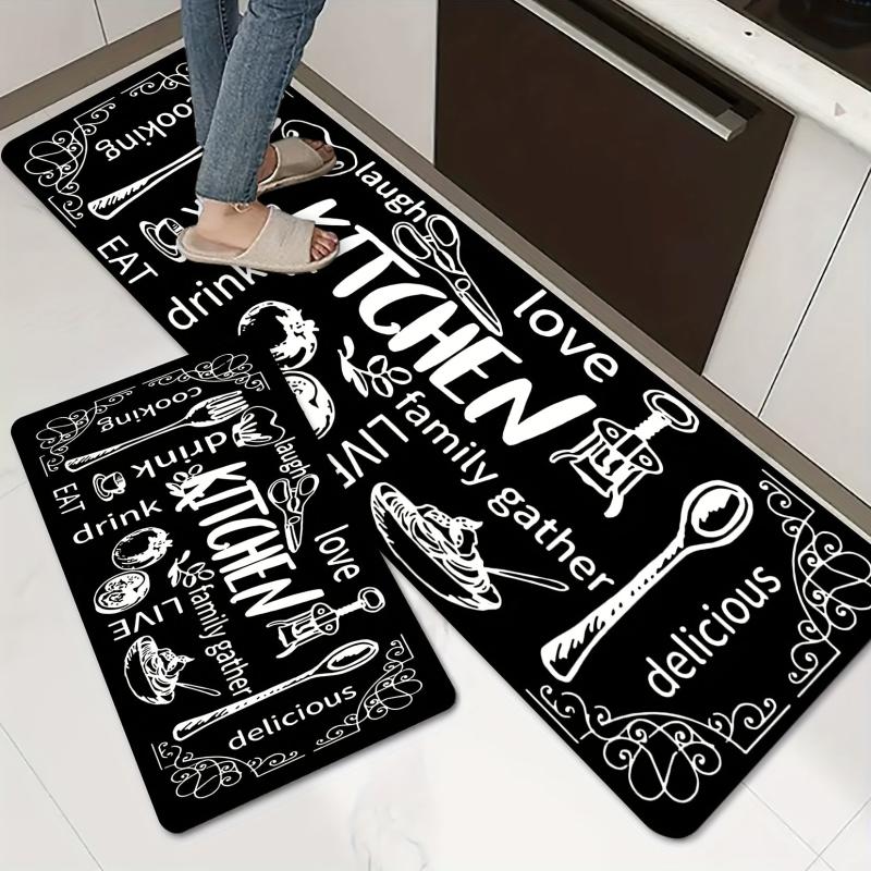 Non Slip Cushioned Kitchen Mat Waterproof Kitchen Carpet