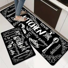 Non Slip Cushioned Kitchen Mat Waterproof Kitchen Carpet