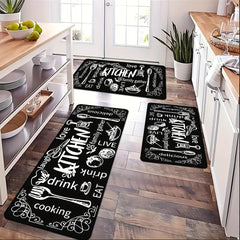 Non Slip Cushioned Kitchen Mat Waterproof Kitchen Carpet