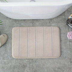 Memory Foam Bath Mat Non Slip Soft Water Absorbent Quick Dry Machine Washable