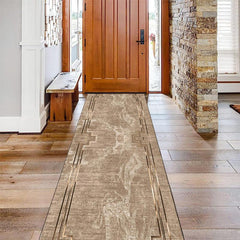 Vintage Boho Anti fatigue Kitchen Runner Rug Coffee Soft Non slip Carpet