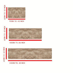 Vintage Boho Anti fatigue Kitchen Runner Rug Coffee Soft Non slip Carpet