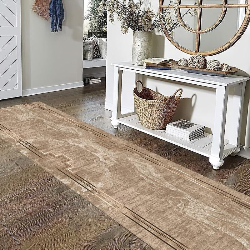 Vintage Boho Anti fatigue Kitchen Runner Rug Coffee Soft Non slip Carpet