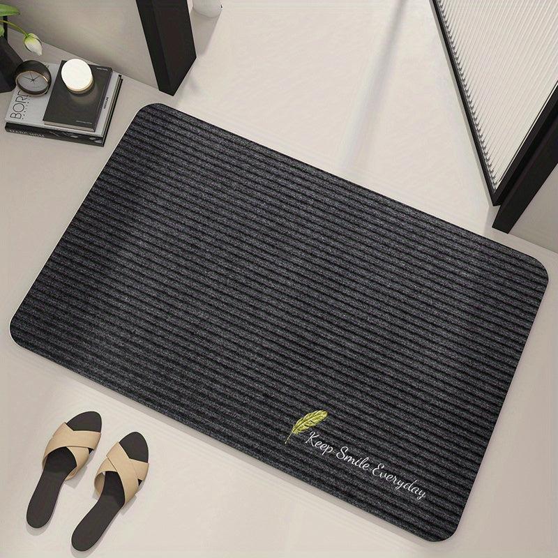Thickened Striped Kitchen Rug Waterproof Non Slip Runner Doormat