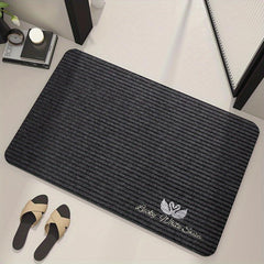 Thickened Striped Kitchen Rug Waterproof Non Slip Runner Doormat