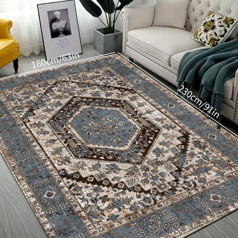 Vintage Moroccan Boho Persian Carpet Ethnic Style Rug for Living Room