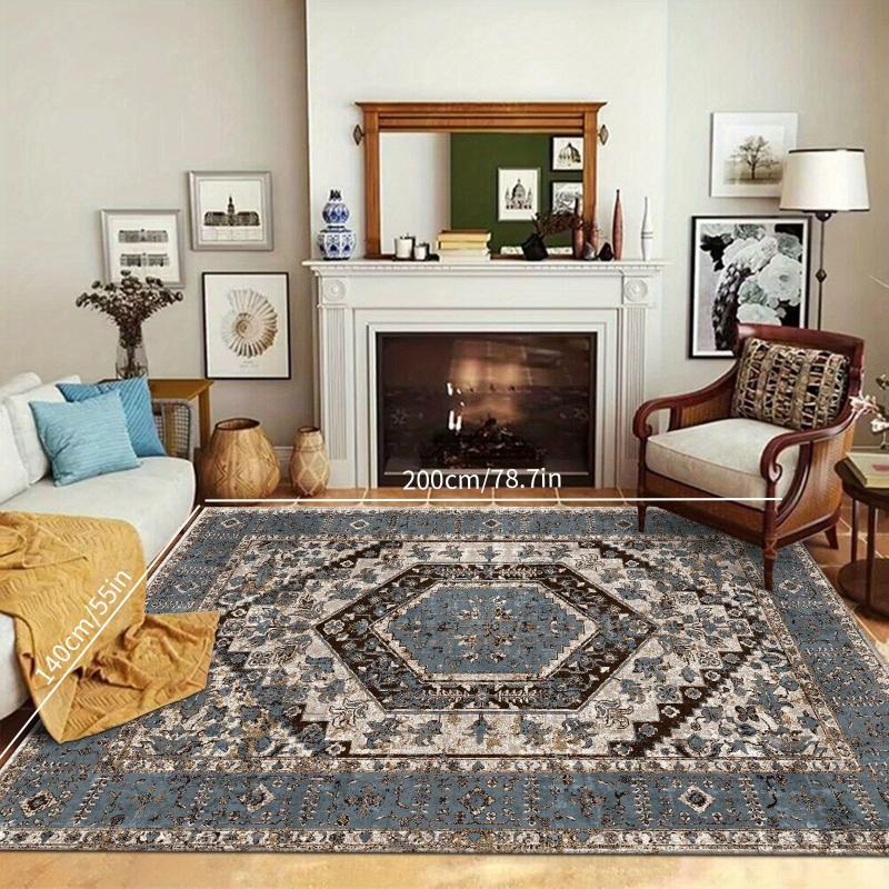 Vintage Moroccan Boho Persian Carpet Ethnic Style Rug for Living Room