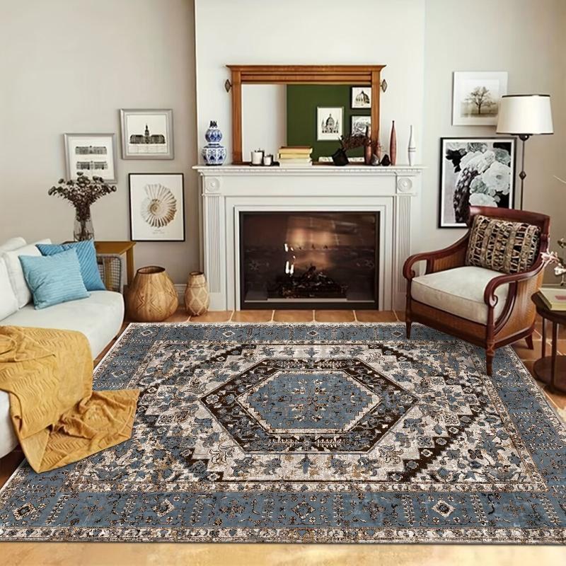 Vintage Moroccan Boho Persian Carpet Ethnic Style Rug for Living Room
