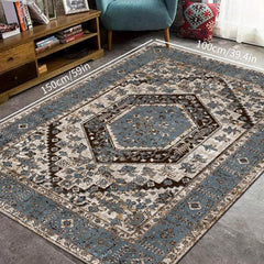 Vintage Moroccan Boho Persian Carpet Ethnic Style Rug for Living Room