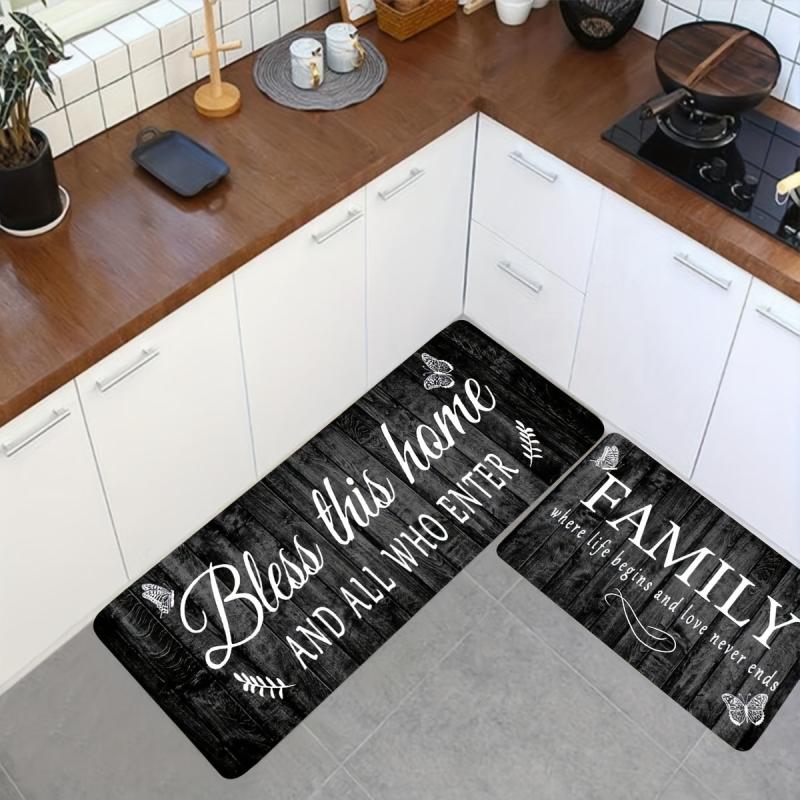 Stain Resistant Kitchen Rug Anti-slip Memory Foam Mat