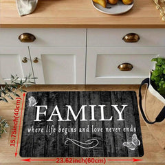 Stain Resistant Kitchen Rug Anti-slip Memory Foam Mat