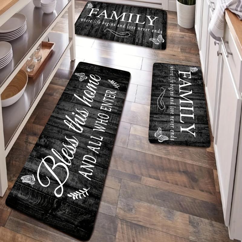 Stain Resistant Kitchen Rug Anti-slip Memory Foam Mat