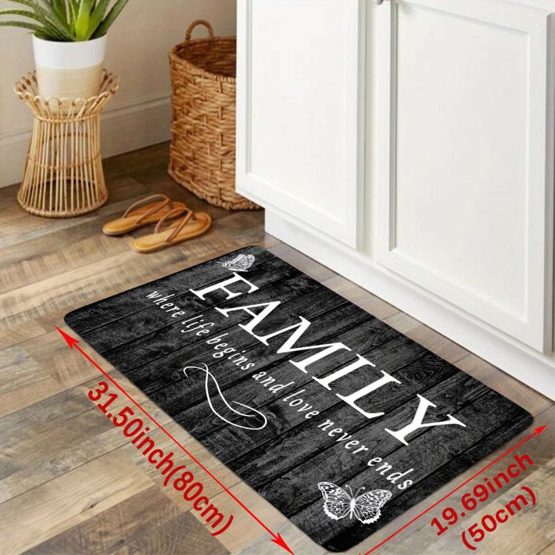 Stain Resistant Kitchen Rug Anti-slip Memory Foam Mat