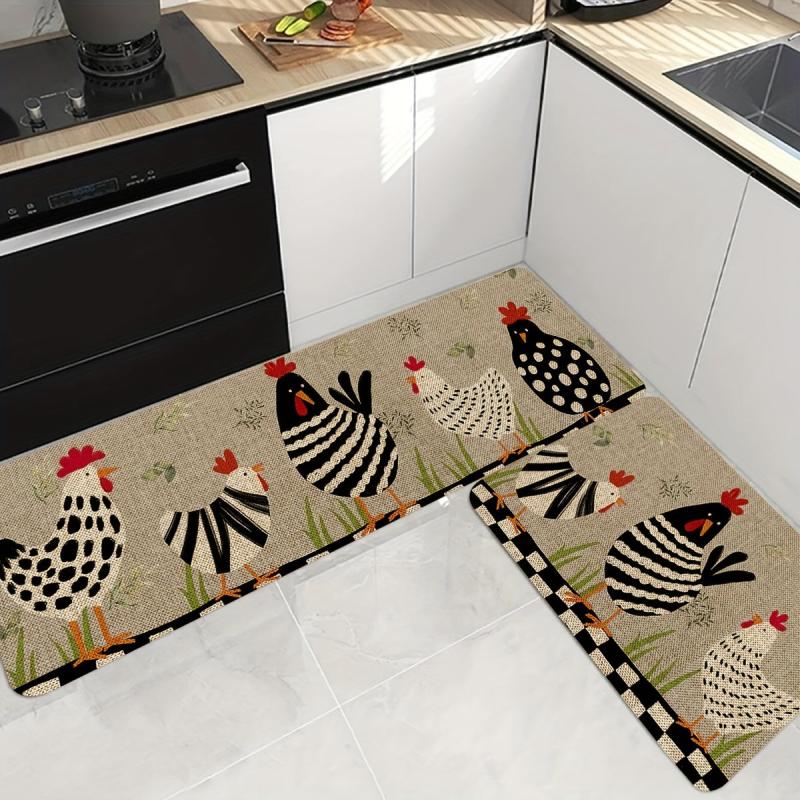 Quick Drying Animal Print Kitchen Mat - Rustic Home Decor