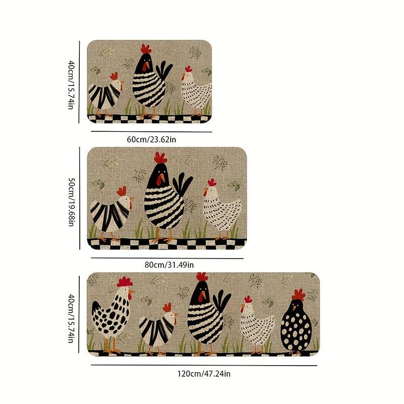 Quick Drying Animal Print Kitchen Mat - Rustic Home Decor