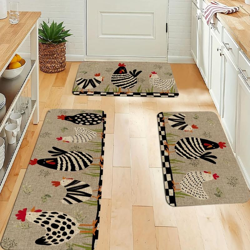 Quick Drying Animal Print Kitchen Mat - Rustic Home Decor