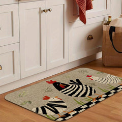 Quick Drying Animal Print Kitchen Mat - Rustic Home Decor