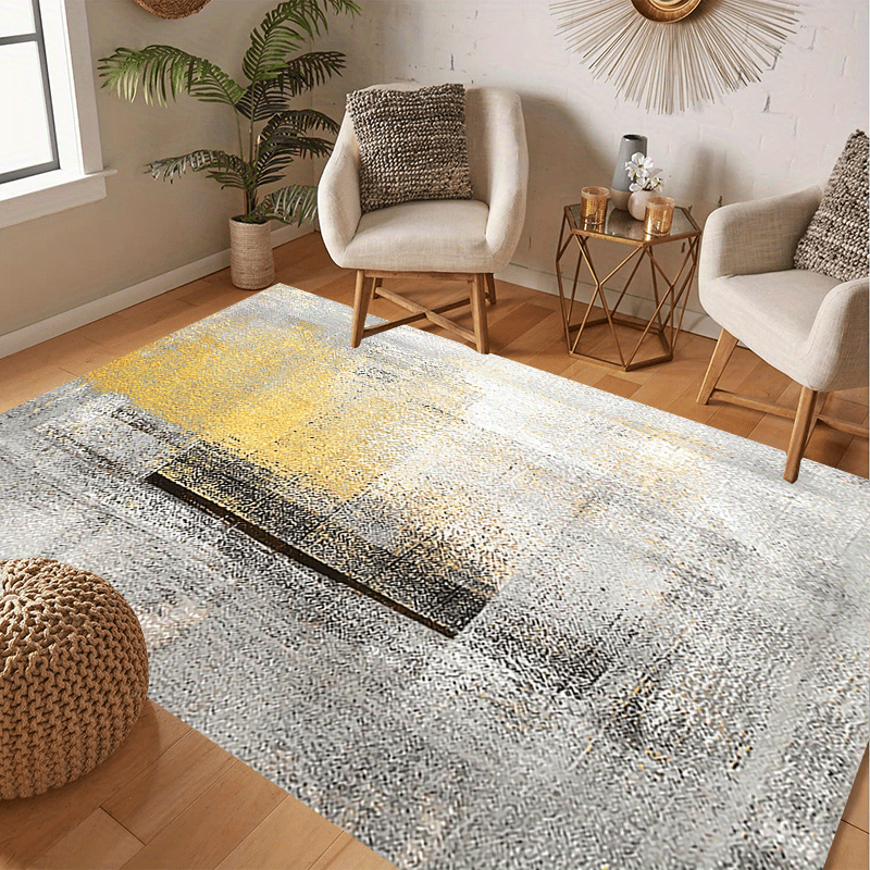 Nordic Abstract Area Rug Non Slip Waterproof