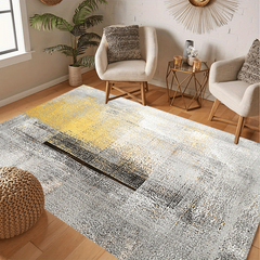 Nordic Abstract Area Rug Non Slip Waterproof