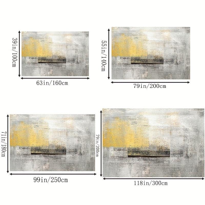 Nordic Abstract Area Rug Non Slip Waterproof