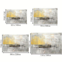 Nordic Abstract Area Rug Non Slip Waterproof