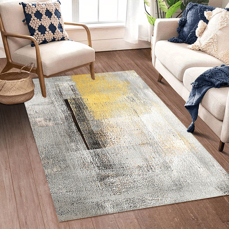 Nordic Abstract Area Rug Non Slip Waterproof