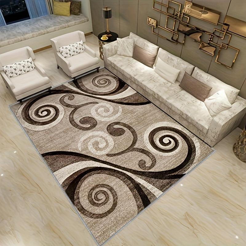 Geometric Area Rug Anti-slip Soft Carpet for High Traffic Areas
