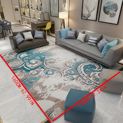 Geometric Area Rug Anti-slip Soft Carpet for High Traffic Areas