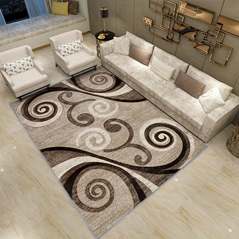 Geometric Area Rug Anti-slip Soft Carpet for High Traffic Areas