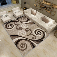 Geometric Area Rug Anti-slip Soft Carpet for High Traffic Areas