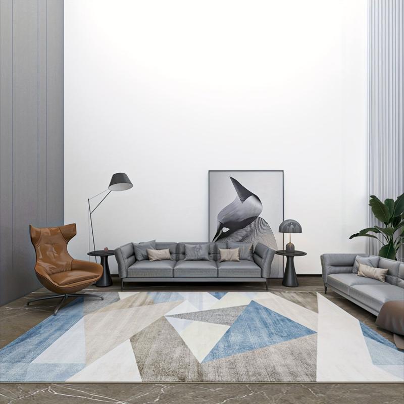 Geometric Pattern Kitchen Rug Indoor Mat Non-slip Floor Rug