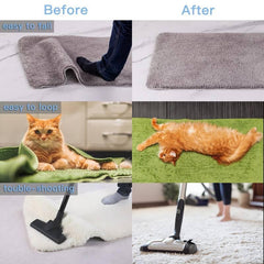 8pcs Grippers For Rugs Non Slip Rug Pads For Hardwood Floors And Tiles