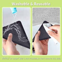 4pcs Rug Gripper Anti Slip Rug Grips Reusable Washable Rug Tape