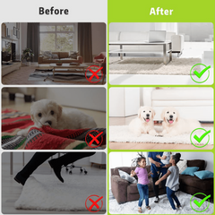 4pcs Rug Gripper Anti Slip Rug Grips Reusable Washable Rug Tape